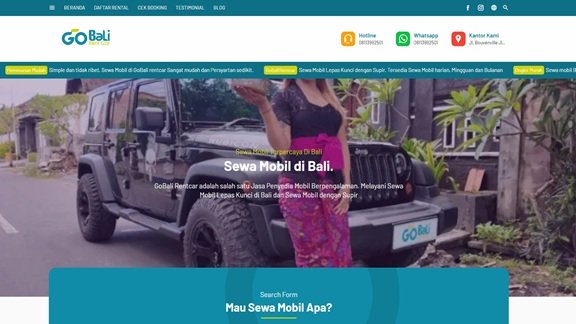Portfolio Gobali Rent Car